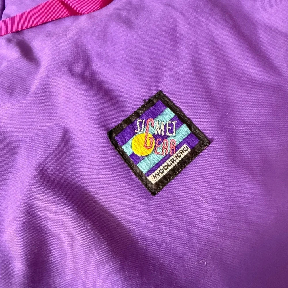 Vintage Sunbelt Sportswear Ski Jacket Purple Colorblock 90s Parka Mens XL B+ fit